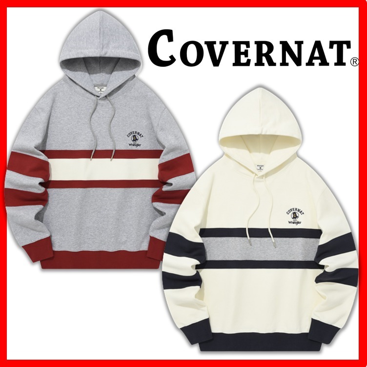 ★【COVERNAT X WRANGLER】★ARTWORK SLIT COLORING HOODI.E★