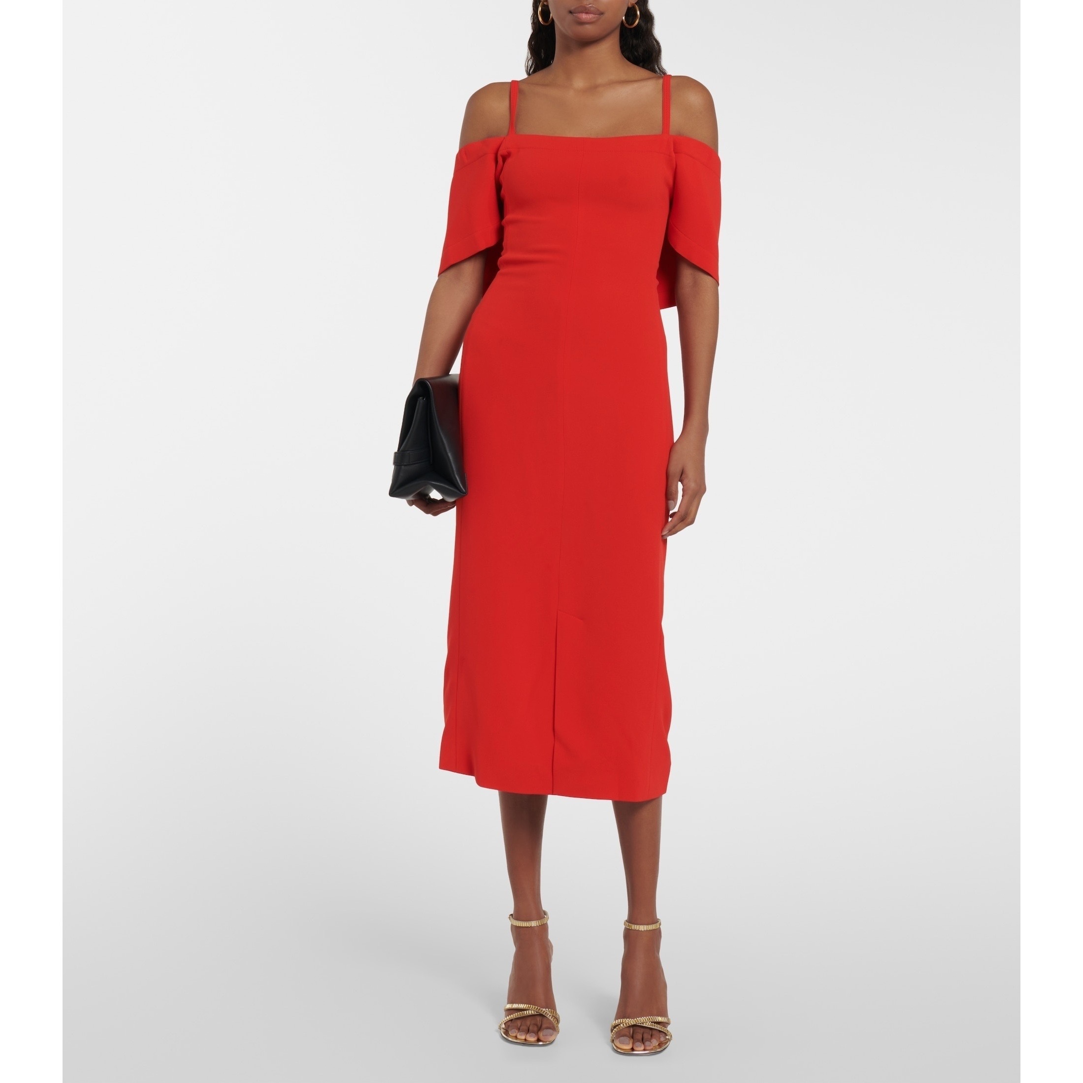 Victoria Beckham:: キャディ ミディ ワンピース:UK12[RESALE] Victoria Beckham - Black Tuxedo Fitted Dress | Mitchell Stores
