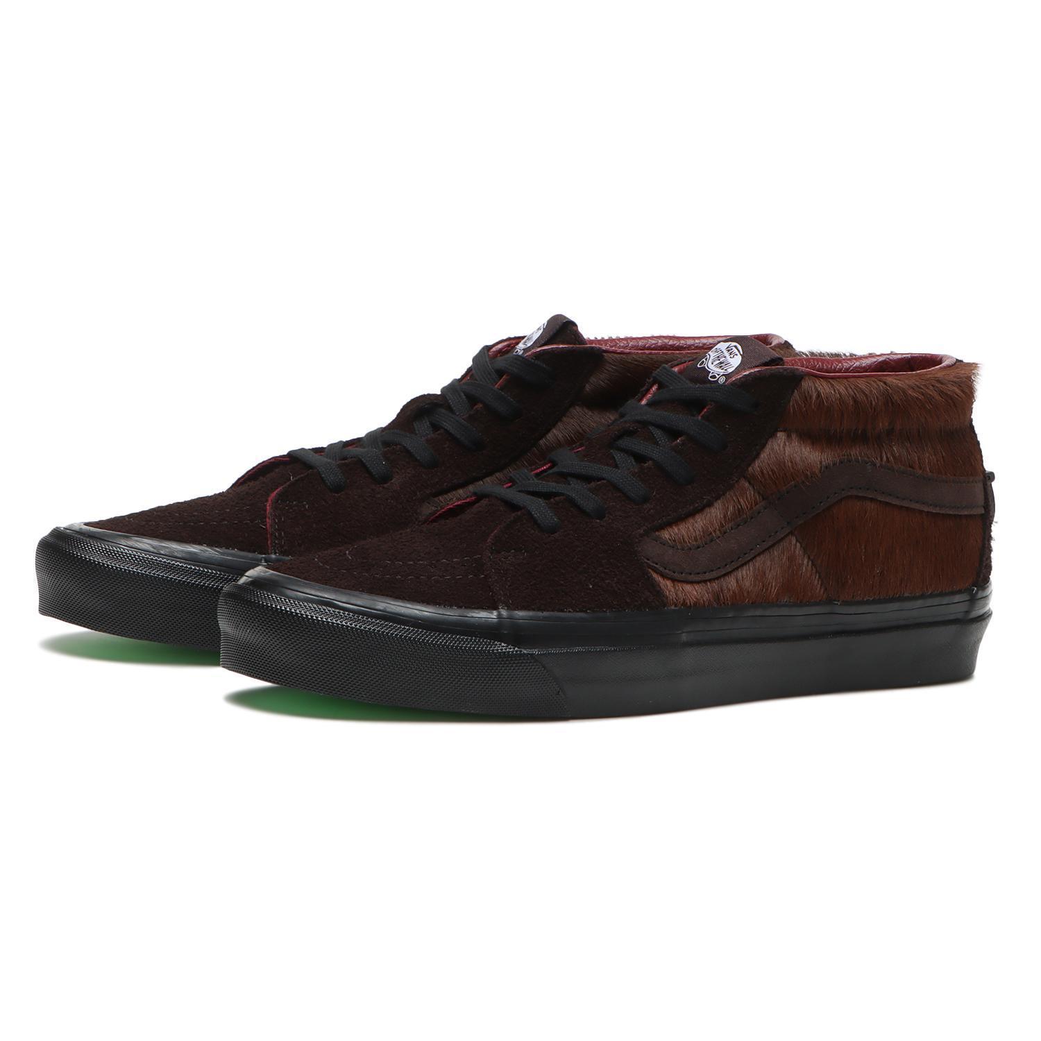 国内配送 VANS x RANDOMEVENT SK8-MID 83DX COCOA/BLACK