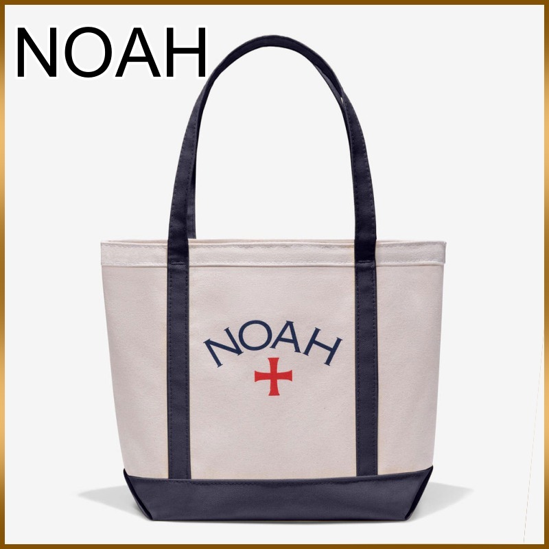 【NOAH】クラシックコア ロゴ トート 100%コットンキャンバス
