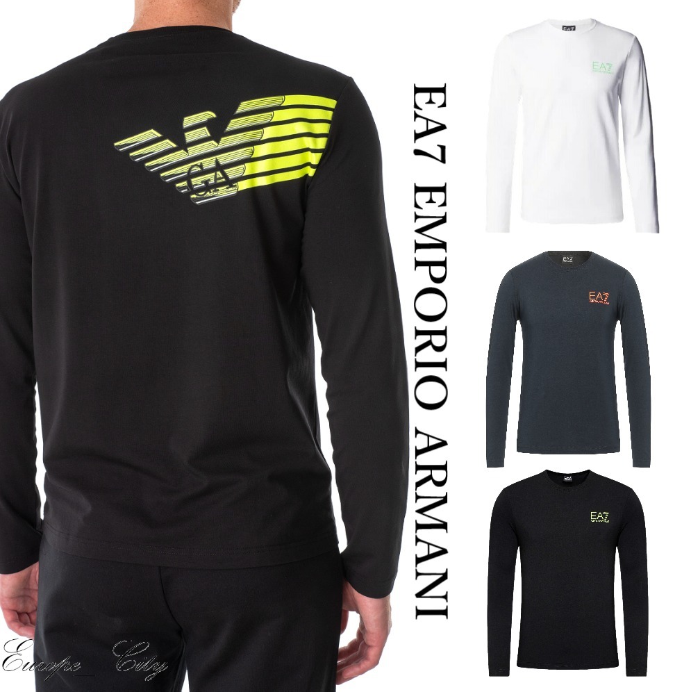 関税込◆EA7 EMPORIO ARMANI Tシャツ イーグルプリント ロンT
