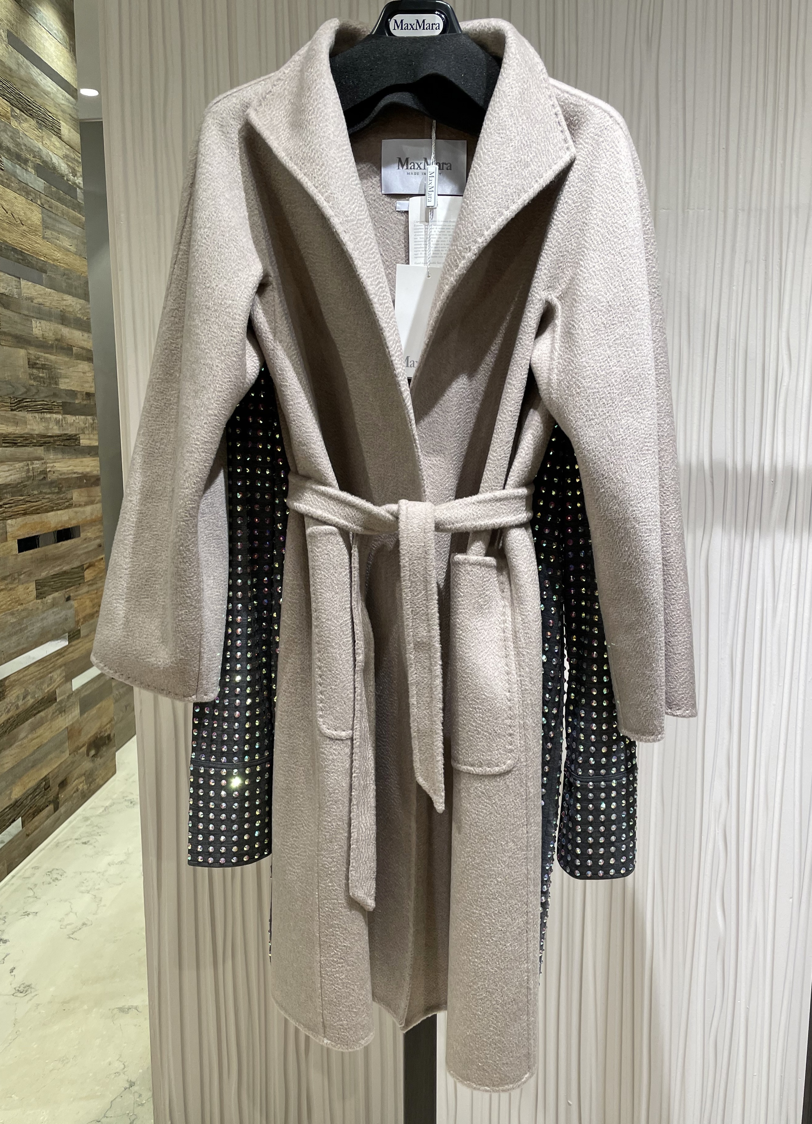 最高級ライン MaxMara テディベア ベルト ダブルフェイスコート