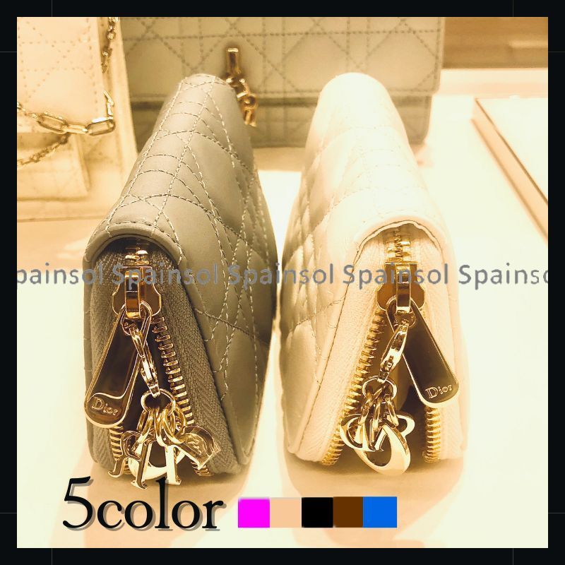 5色展開★Dior★Lady Dior コインケース