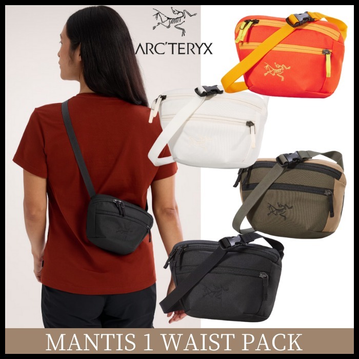 超軽量【ARC'TERYX】3WAYショルダーバッグ★MANTIS 1 WAISTPACK