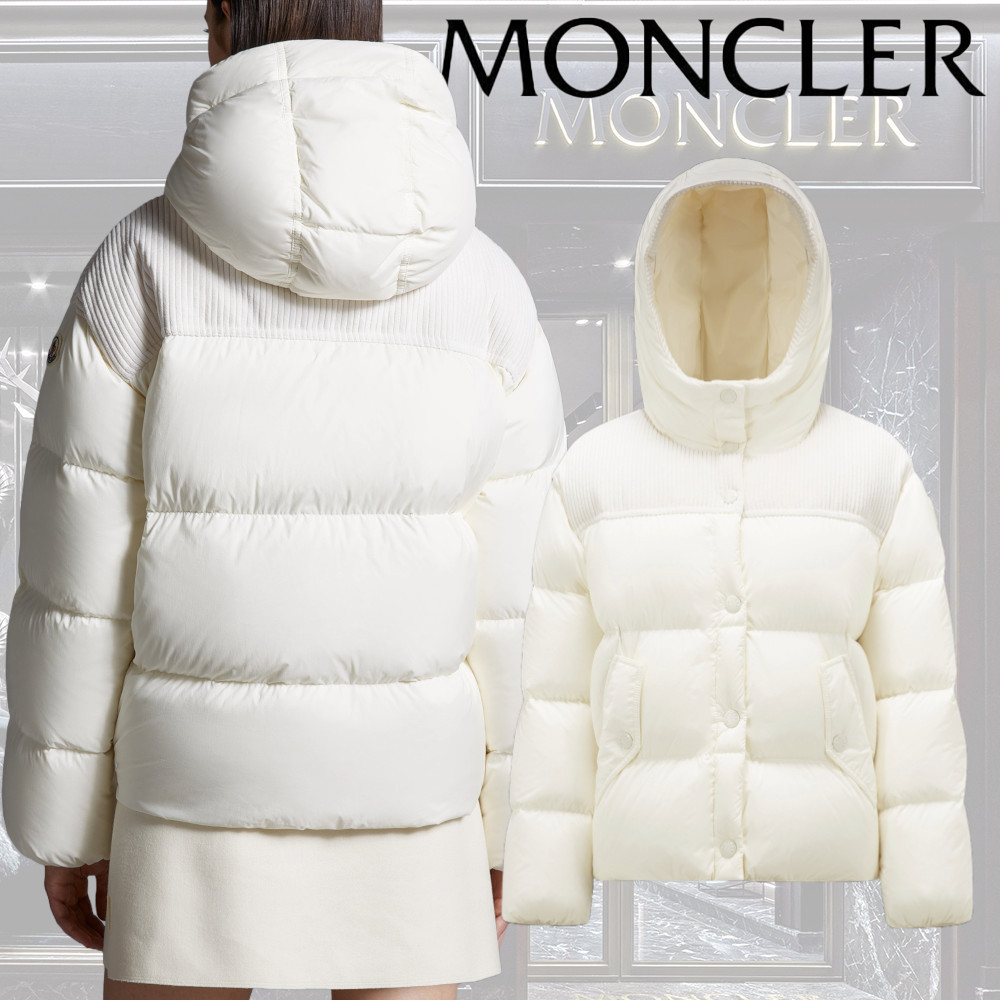 【MONCLER】Jaseurショートダウンジャケット フード ロゴ 軽量