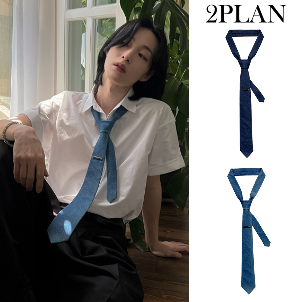 【2plan】23FW★ [MADE] Signature Denim Necktie