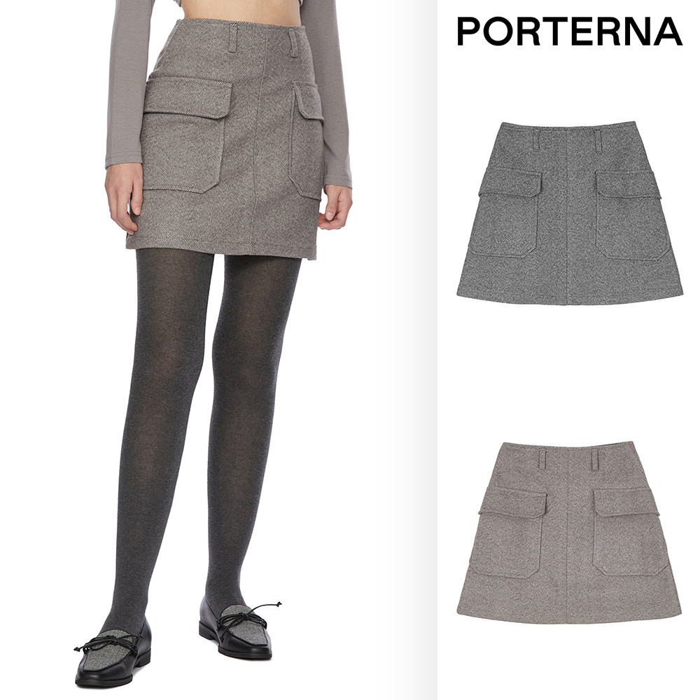 【PORTERNA】Lanci Eco Short Skirt