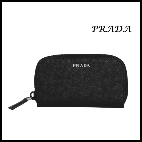 ◆PRADA◆ ロゴ ジッパー キーケース 2PG604 PN9 F0002