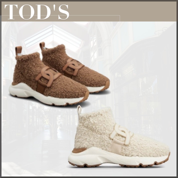 ●TOD’S●Kate スニーカー ブークレ ニット スリッポン