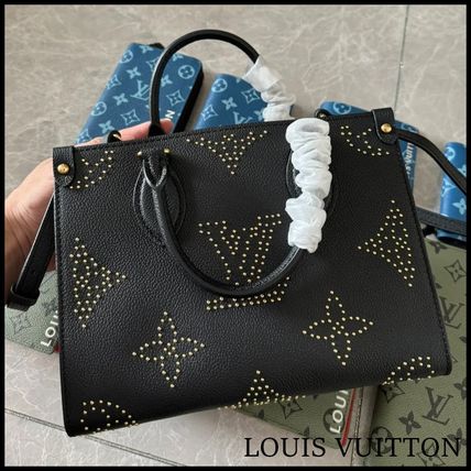 Shop Louis Vuitton ONTHEGO 2023-24FW Flower Patterns Monogram Casual Style  Blended Fabrics (M46629) by Cocona☆彡