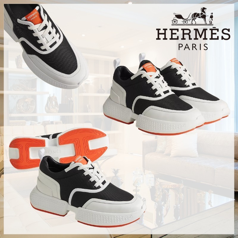 【足元からオシャレに】 HERMES 《ギガ》 スニーカー