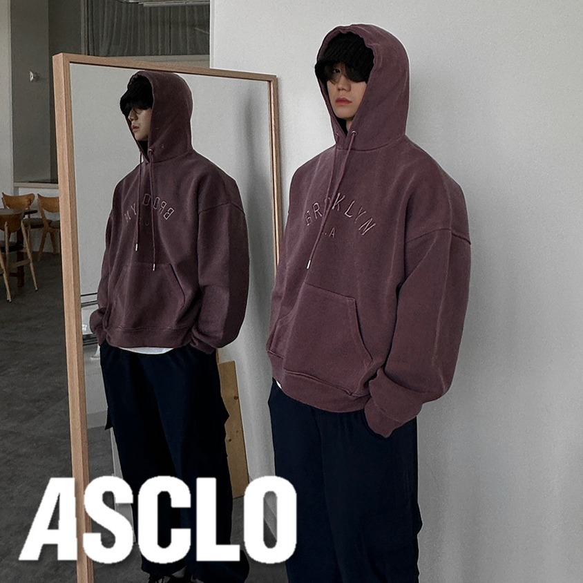 パーカー・フーディ ASCLO BROOKLYN Pigment Hood T (4color)