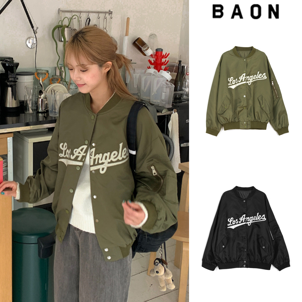 【BAON】Wezen nylon stadium jumper