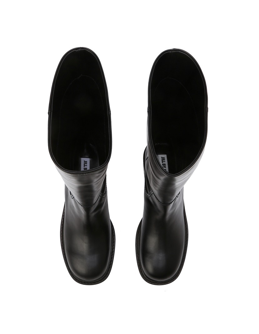 [JILLSTUART]★CABO★HALF BOOTS Freebird by Steven COAL Tall Leather Corset Lace Up Boots
