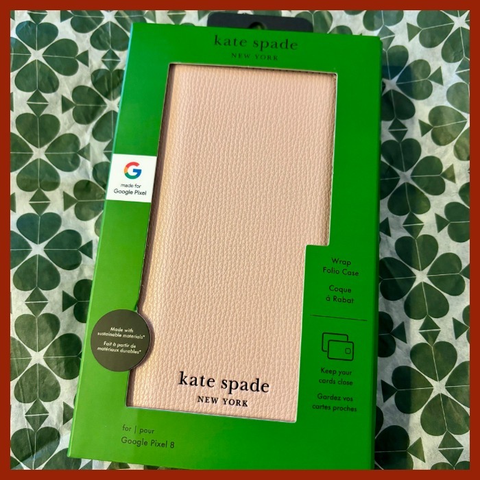 【kate spade】Google Pixel 8用ケース フォリオ 手帳型 PALE