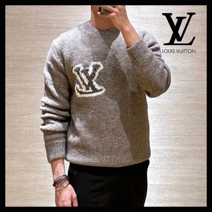 グレー(灰色)系 L Louis Vuitton(ルイヴィトン) ニット・セーター