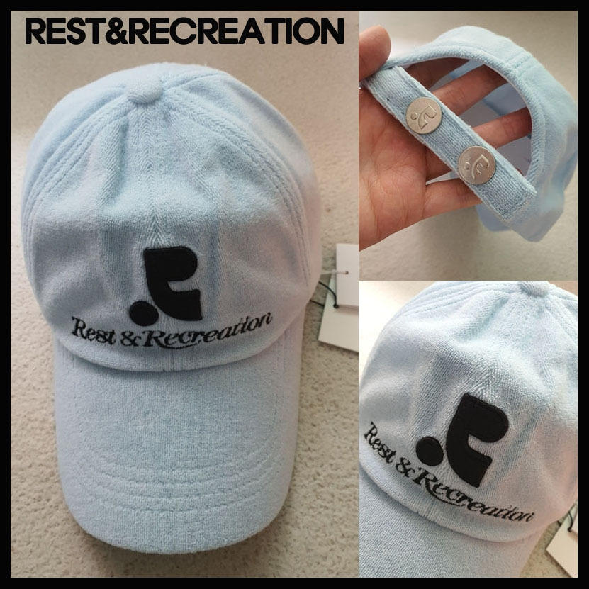 【REST&RECREATION】RR LOGO TERRY BALL CAP