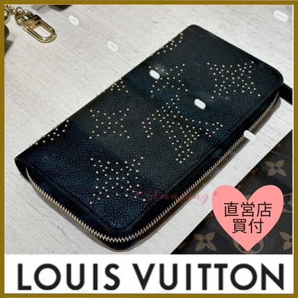 Louis Vuitton Long Wallets Monogram Unisex Street Style Plain Folding Wallet