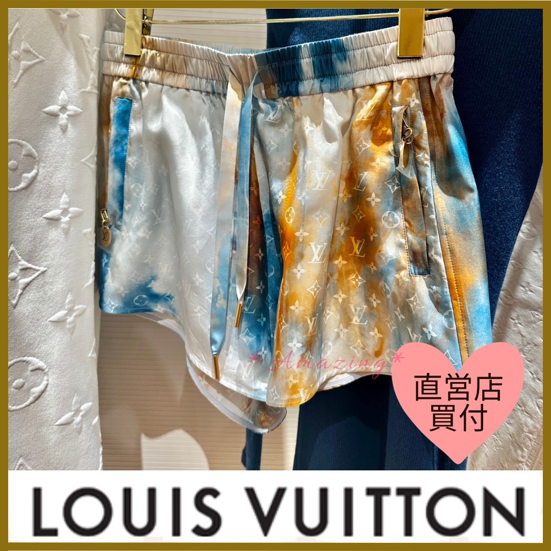 おしゃれショートパンツ★LouisVuitton ロゴ入りジョギング