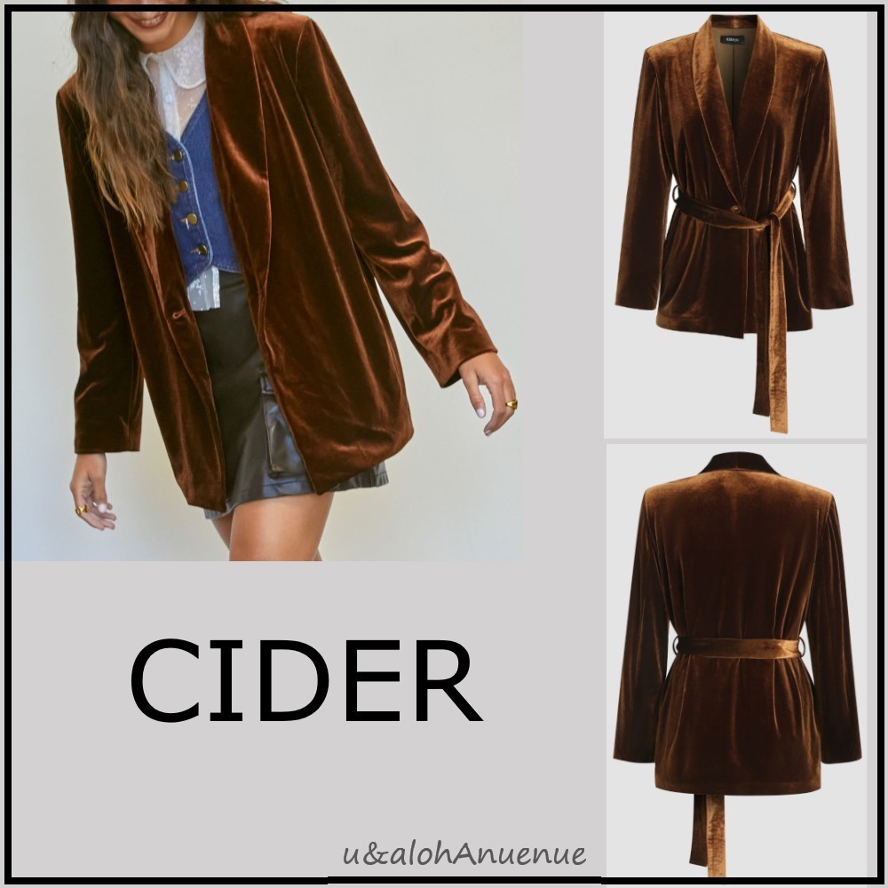 CIDER◆ベルベット◆ブレザー◆ジャケット[送料込]