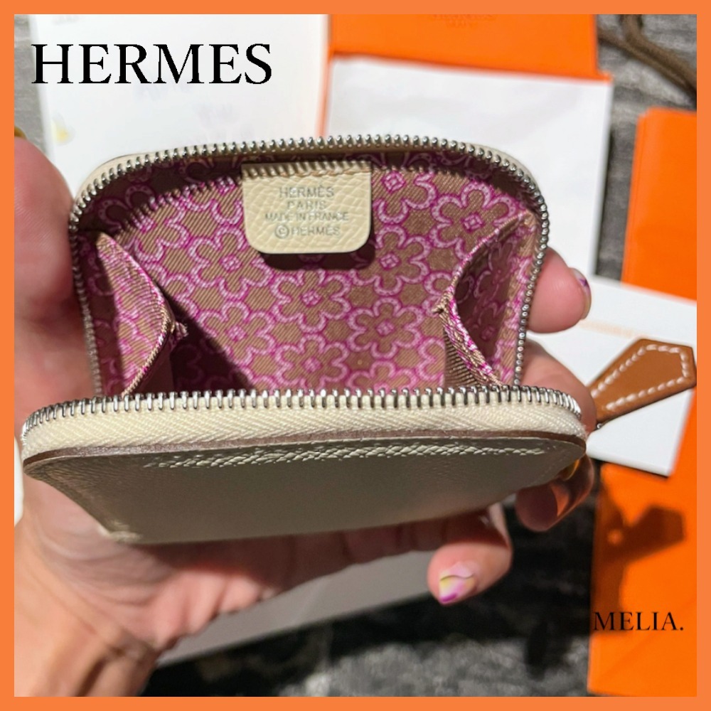 【人気のデイジー♡】HERMES Silk'In コインケース
