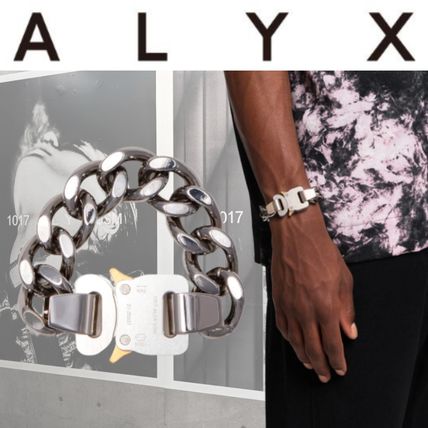 ALYX Bracelets Unisex Street Style Chain Plain Bridal Bracelets