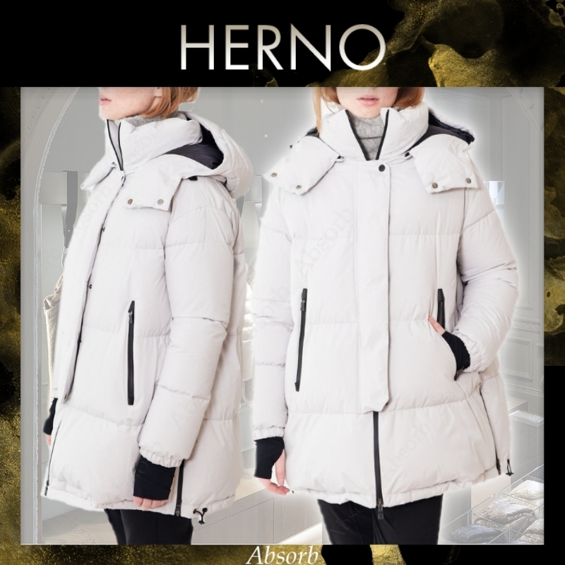【23AW NEW】 HERNO_women / オーバーサイズ ダウンコート