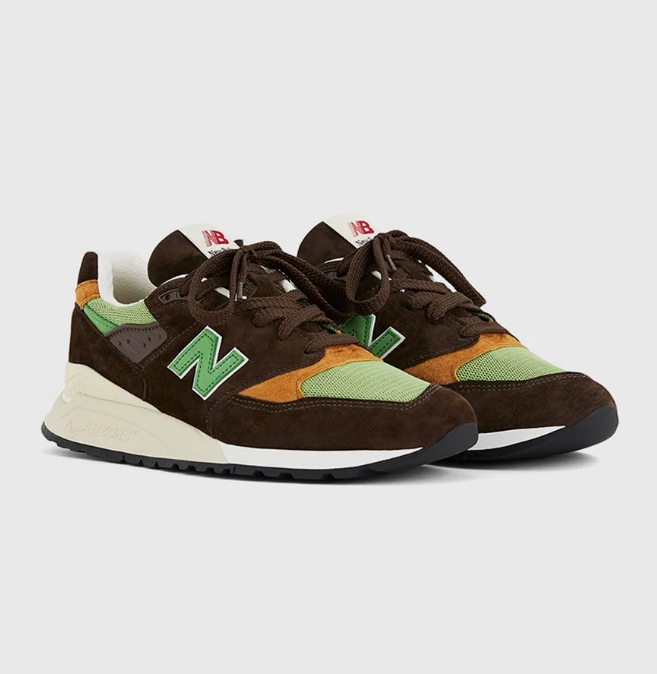 New balance ☆ made in USA U998BG Brown×Green