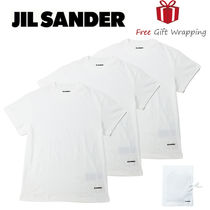 【国内発送】JILSANDER 裾ロゴ Tシャツ3枚セット J47GC0001