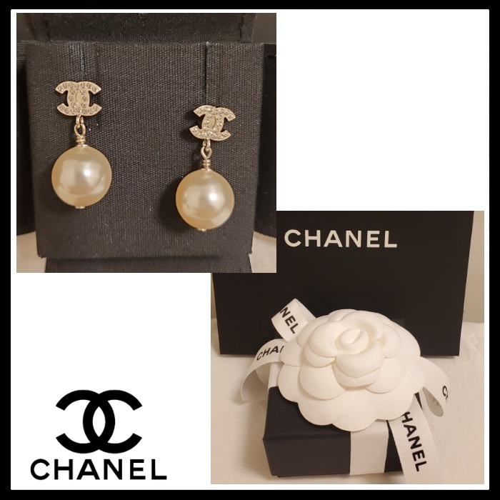 CHANEL ピアス CCココマーク パールピアス