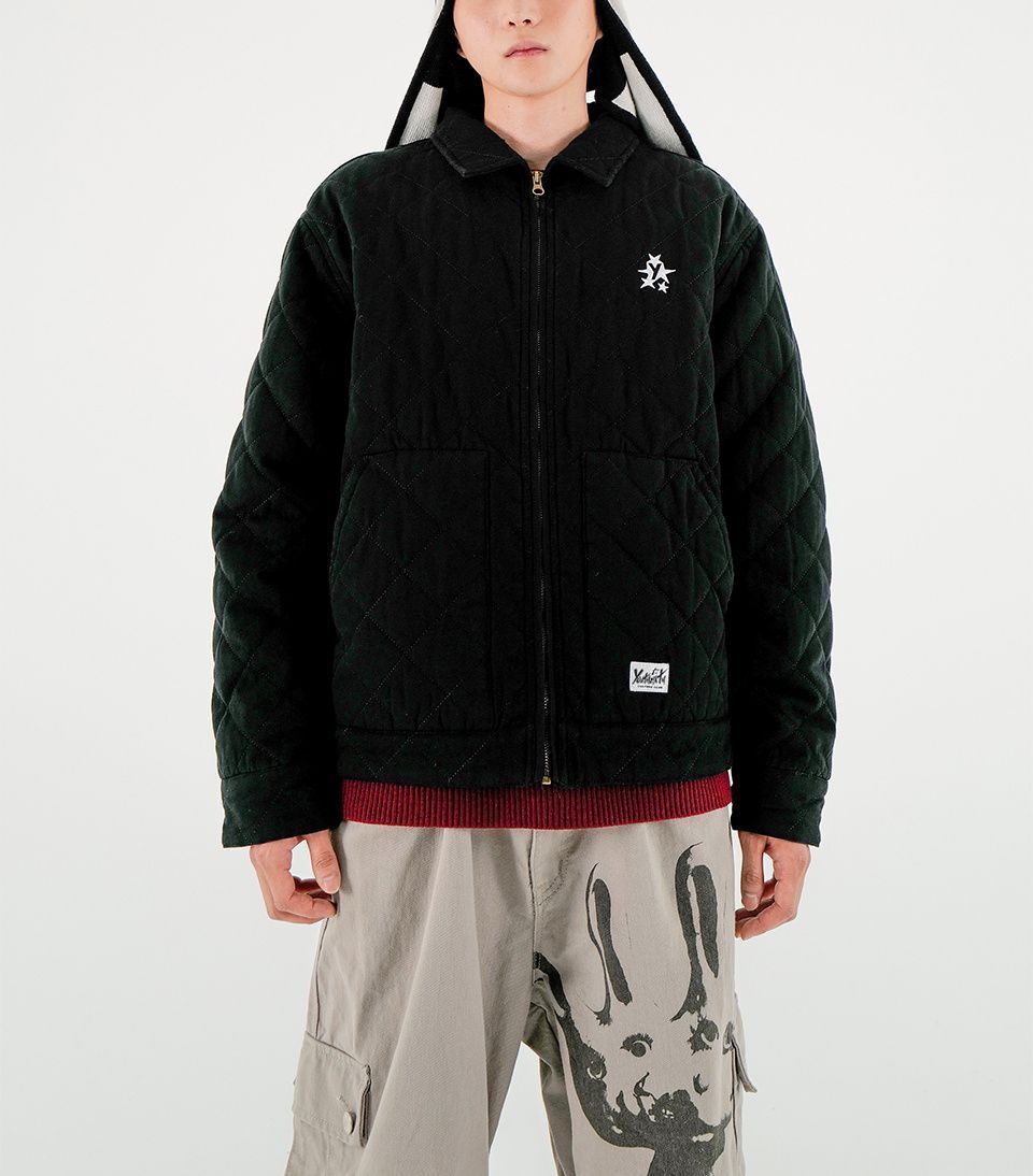 YOUTHBATH★韓国★男女兼用★QUILTED ZIP-UP JUMPER 2色 YOUTHBATH☆韓国☆男女兼用☆QUILTED ZIP-UP JUMPER 2色 Ω