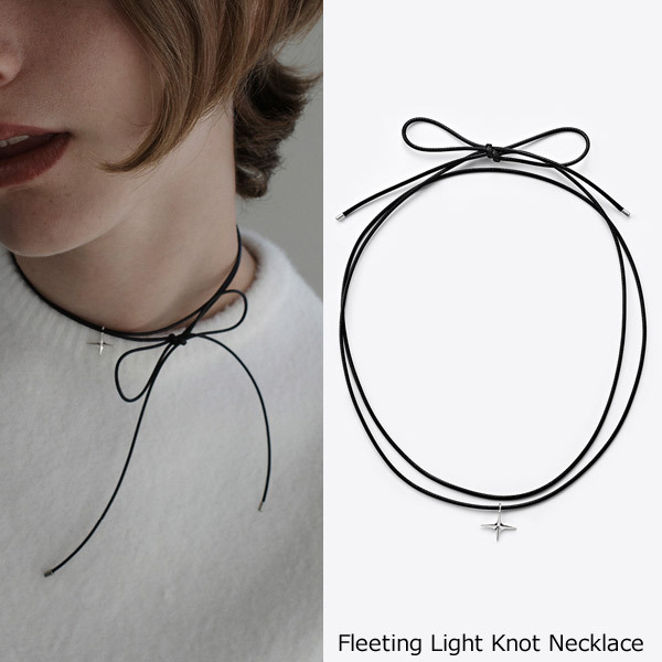 MONDAY EDITION■Fleeting Light Knot Necklace ネックレス