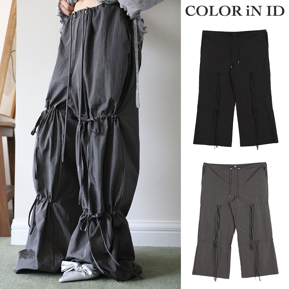 【COLOR iN ID】String ribbon over pants