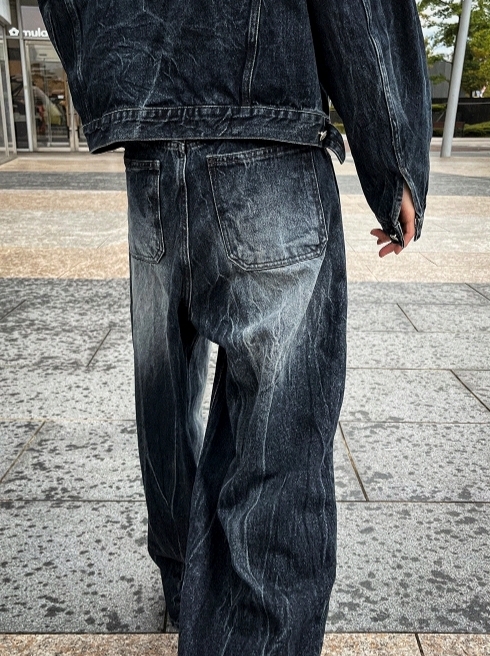 COSYHARU】23FW☆ [MADE] Siwa Real Washing Denim Pants パンツ