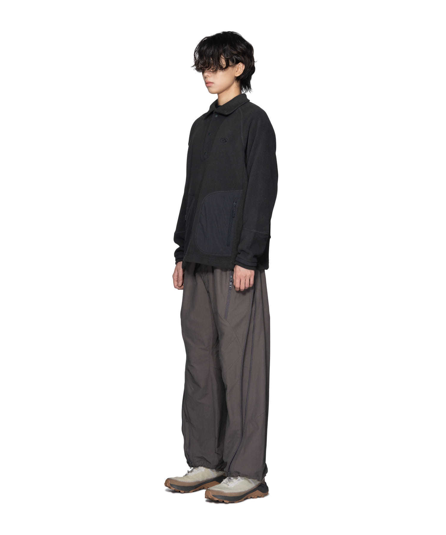 ◇SAN SAN GEAR◇23FW ZIPPER PANTS DARK BROWN◇ パンツ・ボトムス