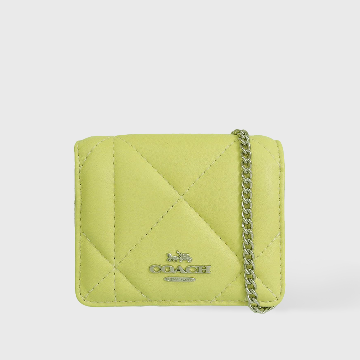 COACH コーチ PUFFY MINI 二つ折り 財布【送料0/国内即発】