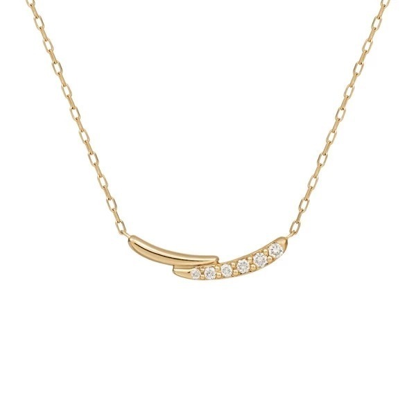 4℃】VERY11月号掲載 K10 4℃アクアゴールド ネックレス