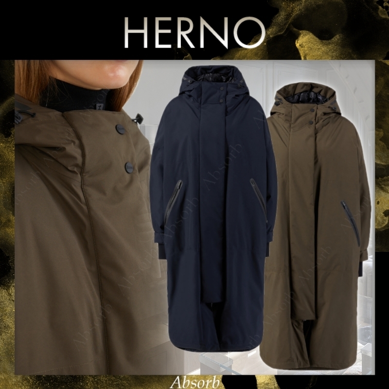 【23AW NEW】 HERNO_women / LAMINAR ダウンパーカー / ２色