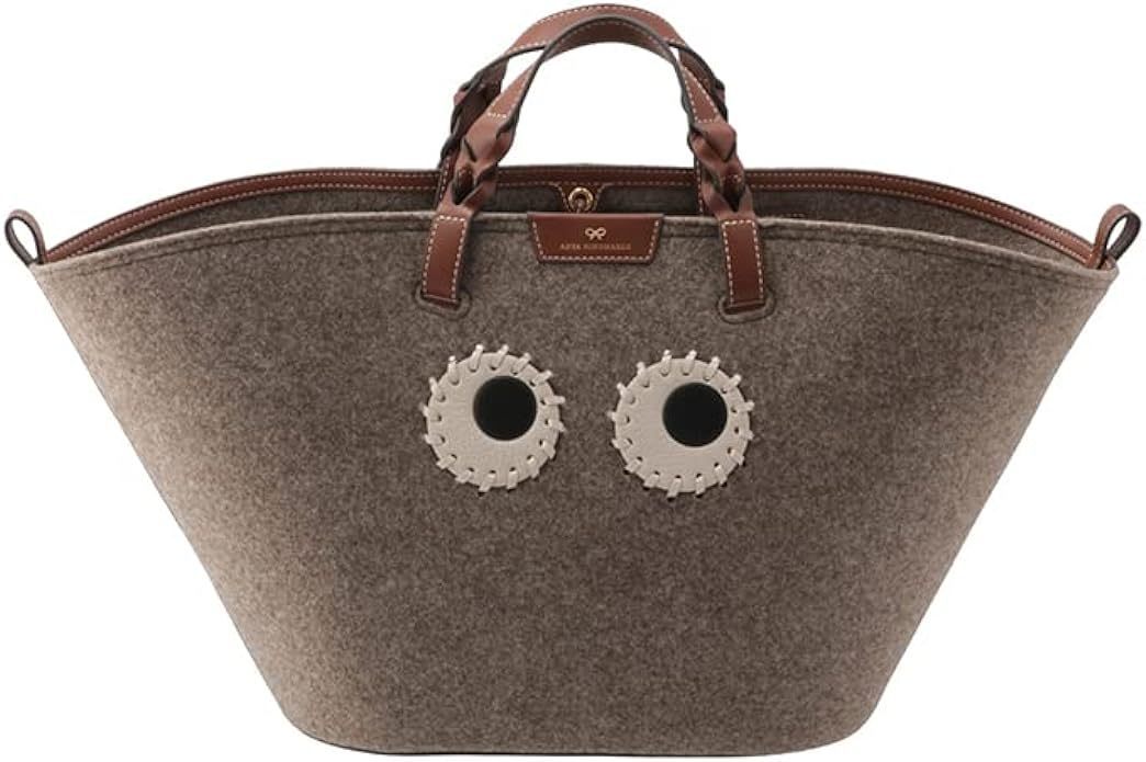 Anya Hindmarch トートバッグ EYES フェルト バッグ