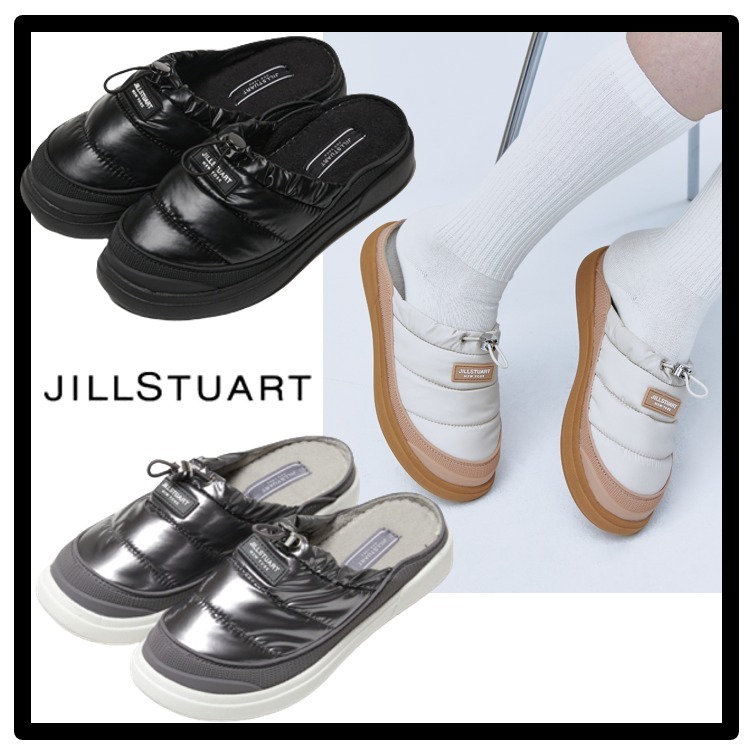☆関税込☆JILLSTUART★ LOGO PADDING スリッパ★