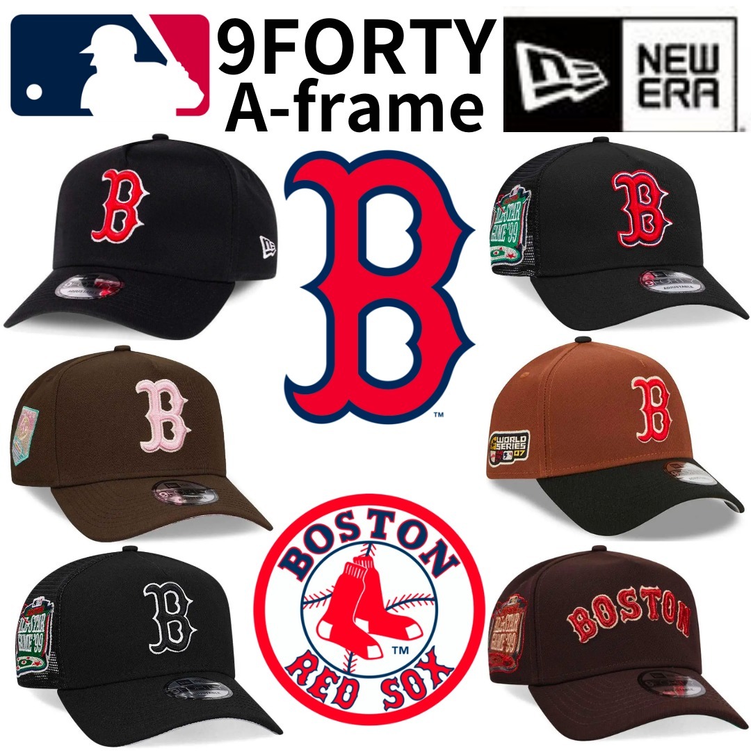 【海外限定】ニューエラ New Era 9FORTY A-frame Boston Red Sox