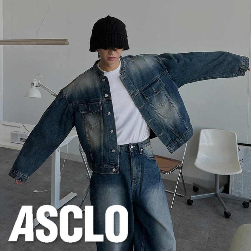デニムジャケット ASCLO Garment Ding Denim Jacket (727)