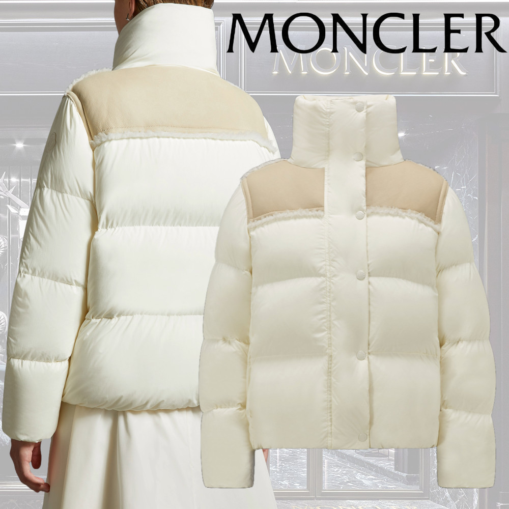 【MONCLER】Jottyショートダウンジャケット ジップアップ ロゴ