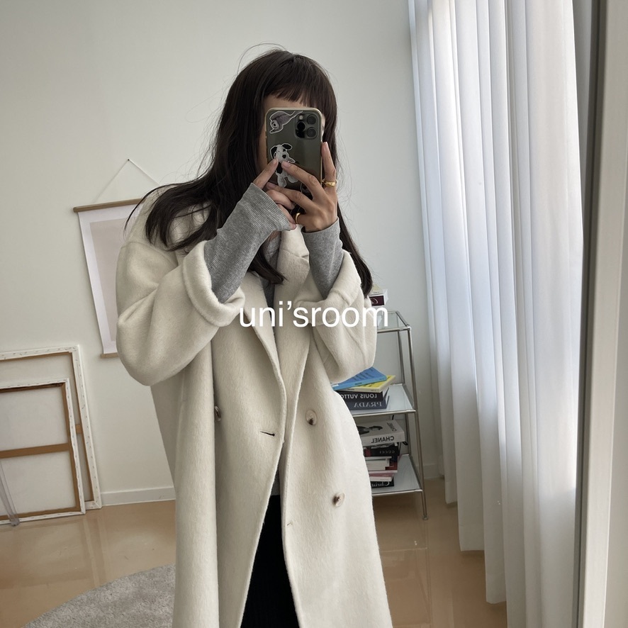 uni's room■HANDMADE ウール100％ロゼコート OT-AW24-08IV