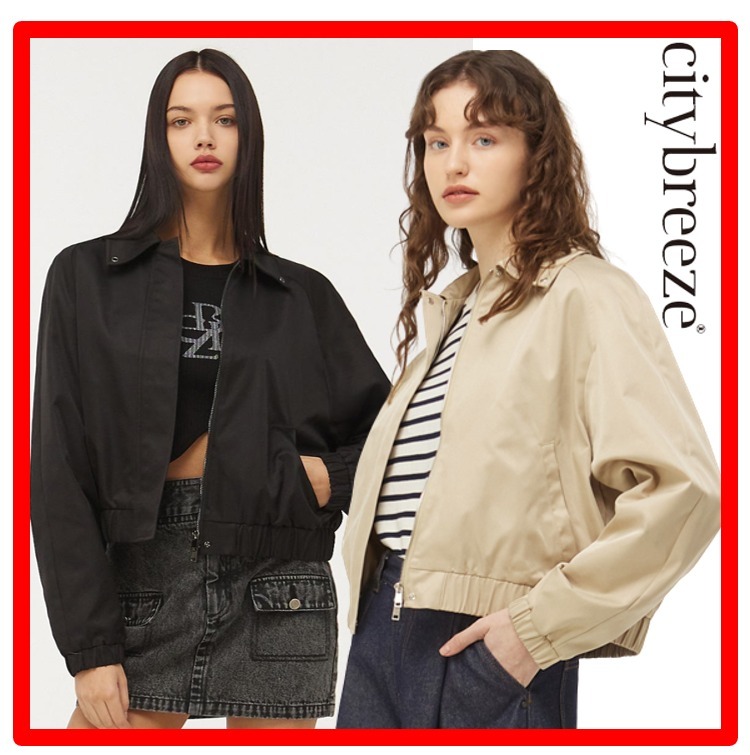 ☆韓国の人気☆【CITYBREEZE】☆EYELET POINT COLLAR JUMPE.R☆