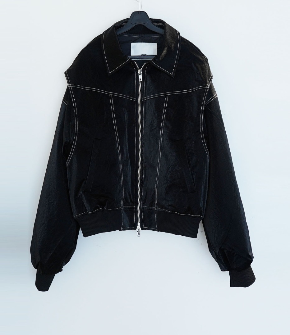 ☆人気☆【IONSEOUL】☆Viper leather 2-way zip-up jacke.t☆ ☆人気☆【IONSEOUL】☆Viper leather 2-way zip-up jacke.t