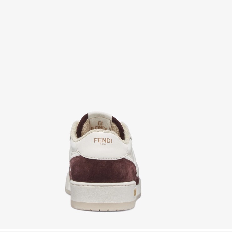 【FENDI】MATCH レザー スエード ロートップ スニーカー FENDI フェンディ マッチ 本革 スエード ロートップ スニーカー