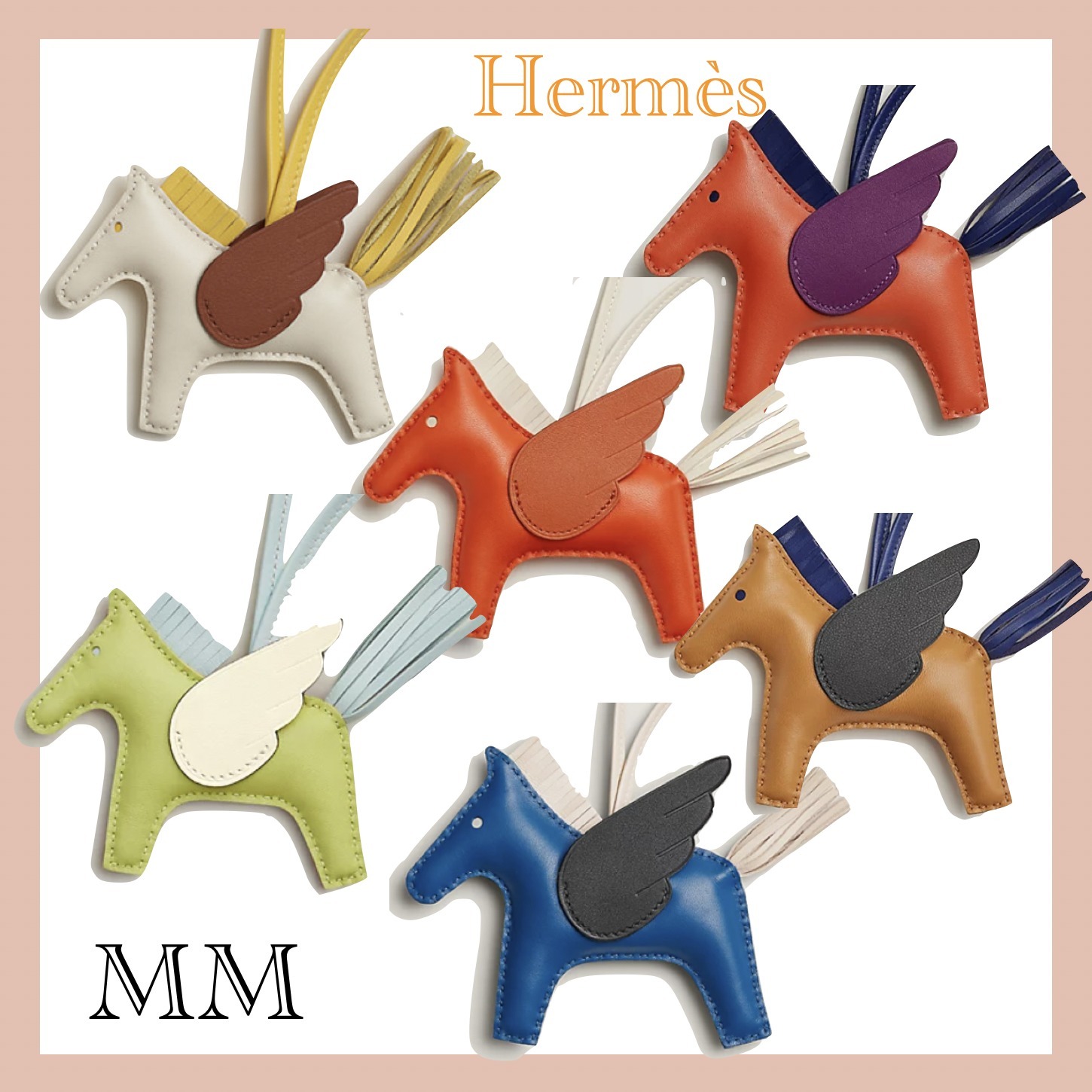 HERMES★超希少★ロデオ ペガサス チャーム MM
