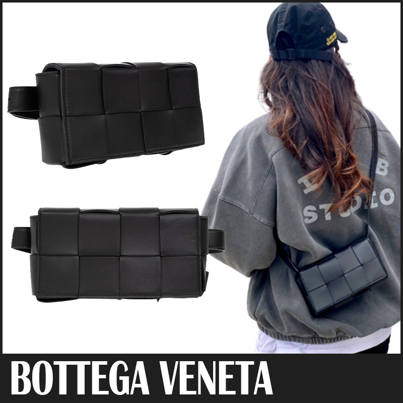 送料関税込☆BOTTEGA VENETA カセット ベルト ショルダーバッグ