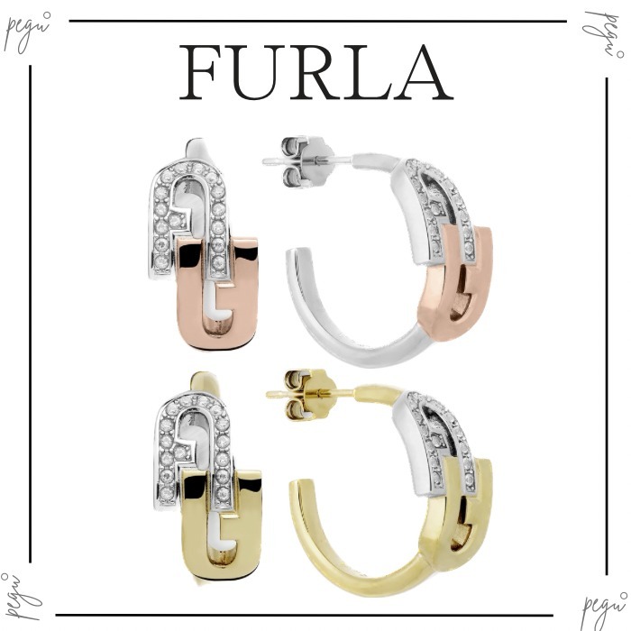 【FURLA】国内発送 ARCH DOUBLE EARRINGS ピアス フルラ